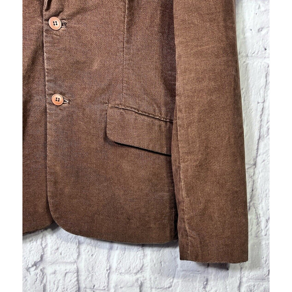 Guess Jeans Men’s Brown Corduroy Blazer Jacket Business Causal Button Size XL - Picture 4 of 8